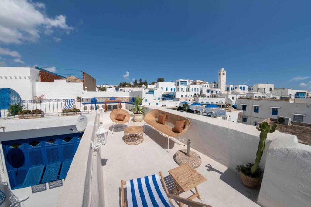 Charming Villa In The Heart Of Sidi Bousaid Sidi Bou Ali Exteriér fotografie